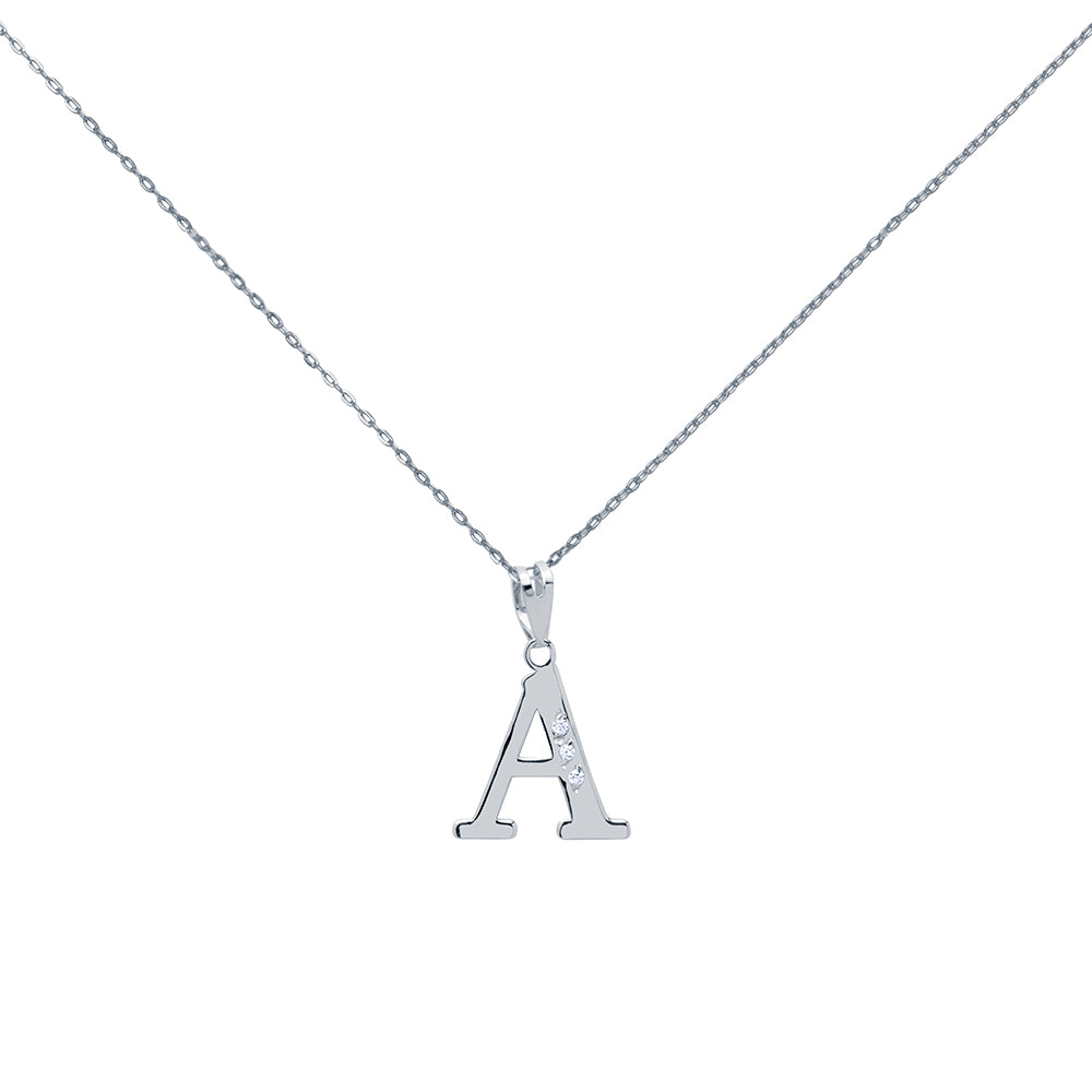 Collar de Oro 18K con Inicial Grabada