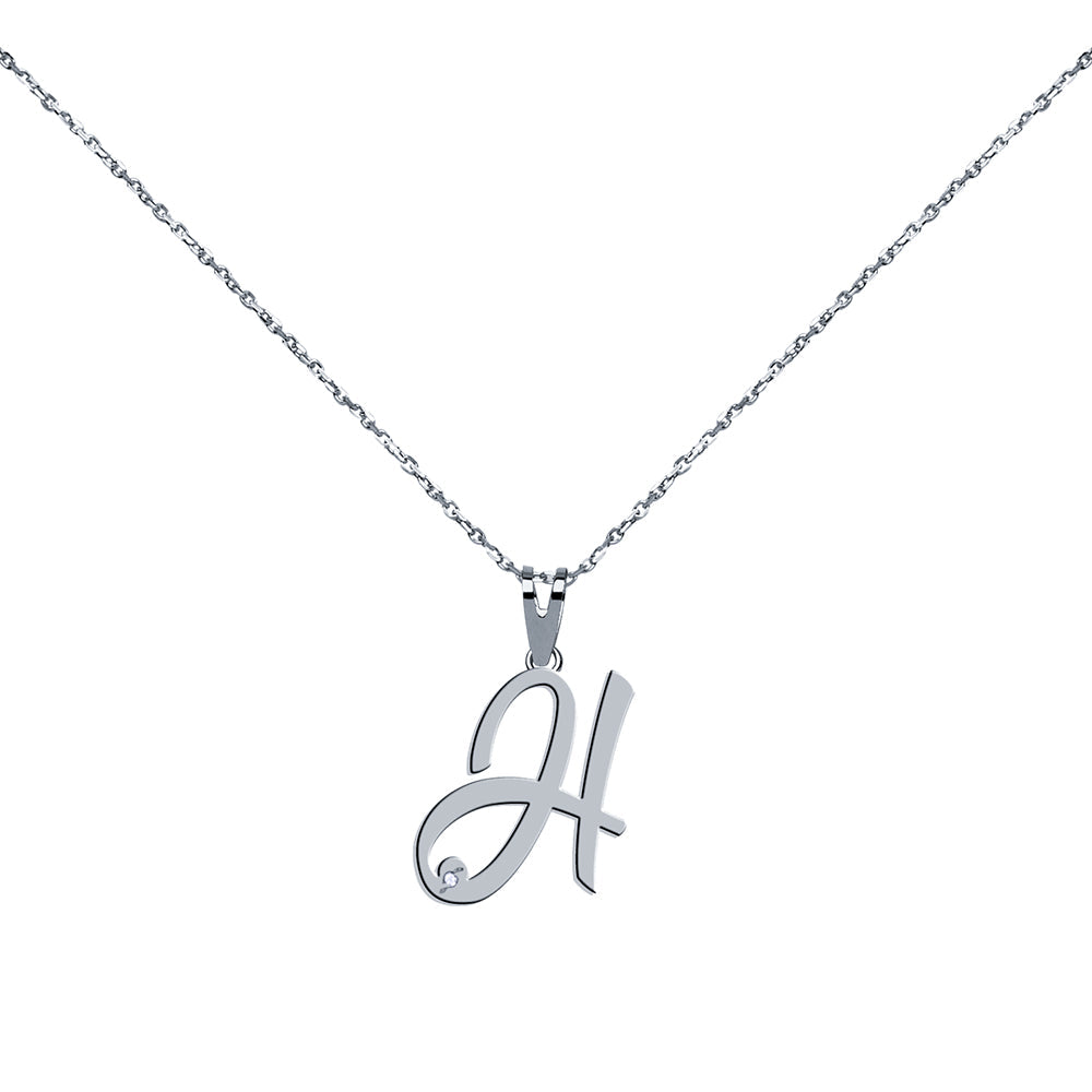 Collar de Oro 18K con Inicial Grabada