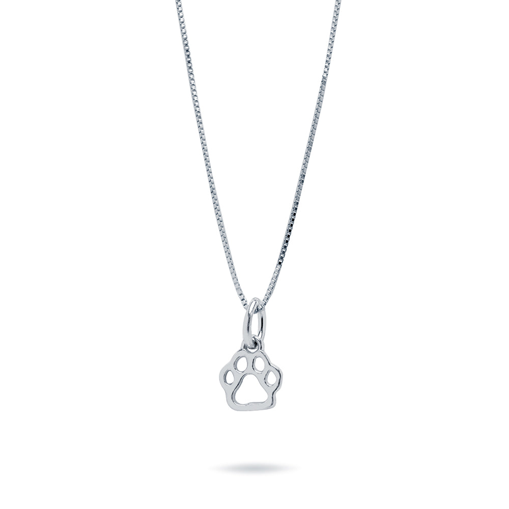 Cadena y colgante Huella Perrito