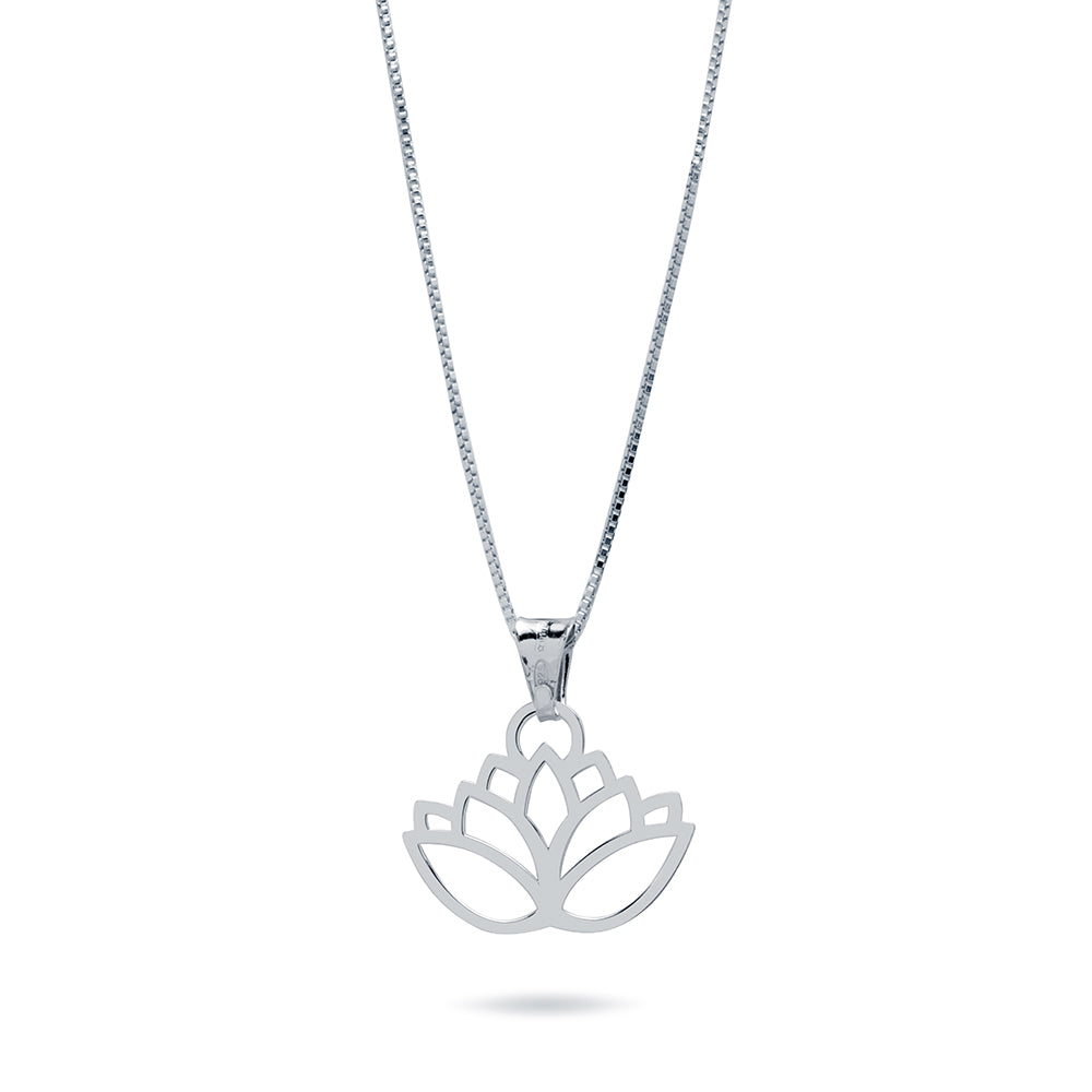 Colgante Flor de Loto de Plata 925