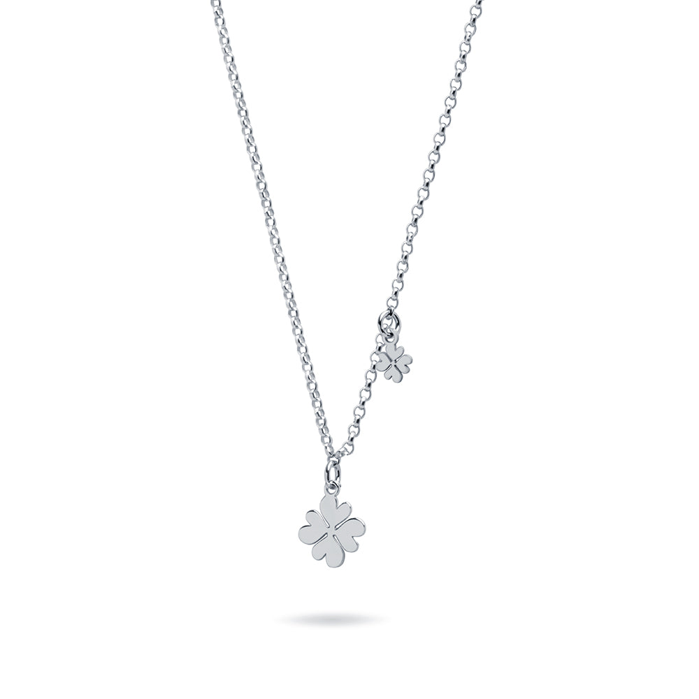 Collar Trébol de Plata 925 con Charm Trébol