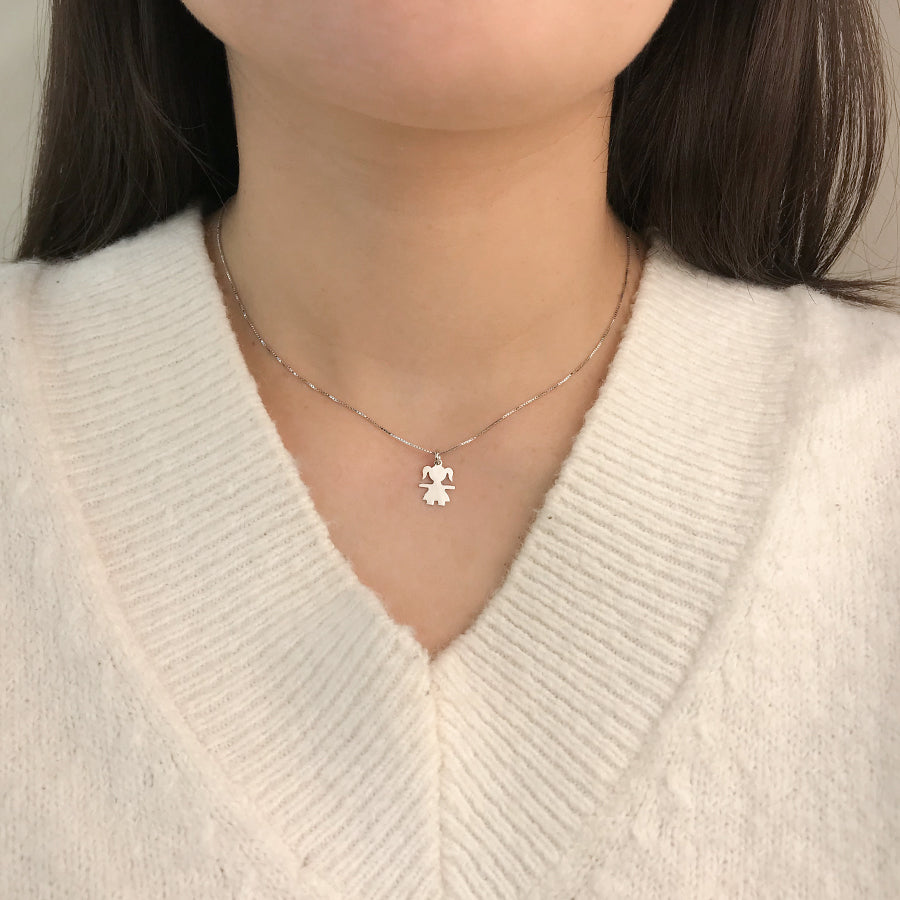 Collar Niña Coletas