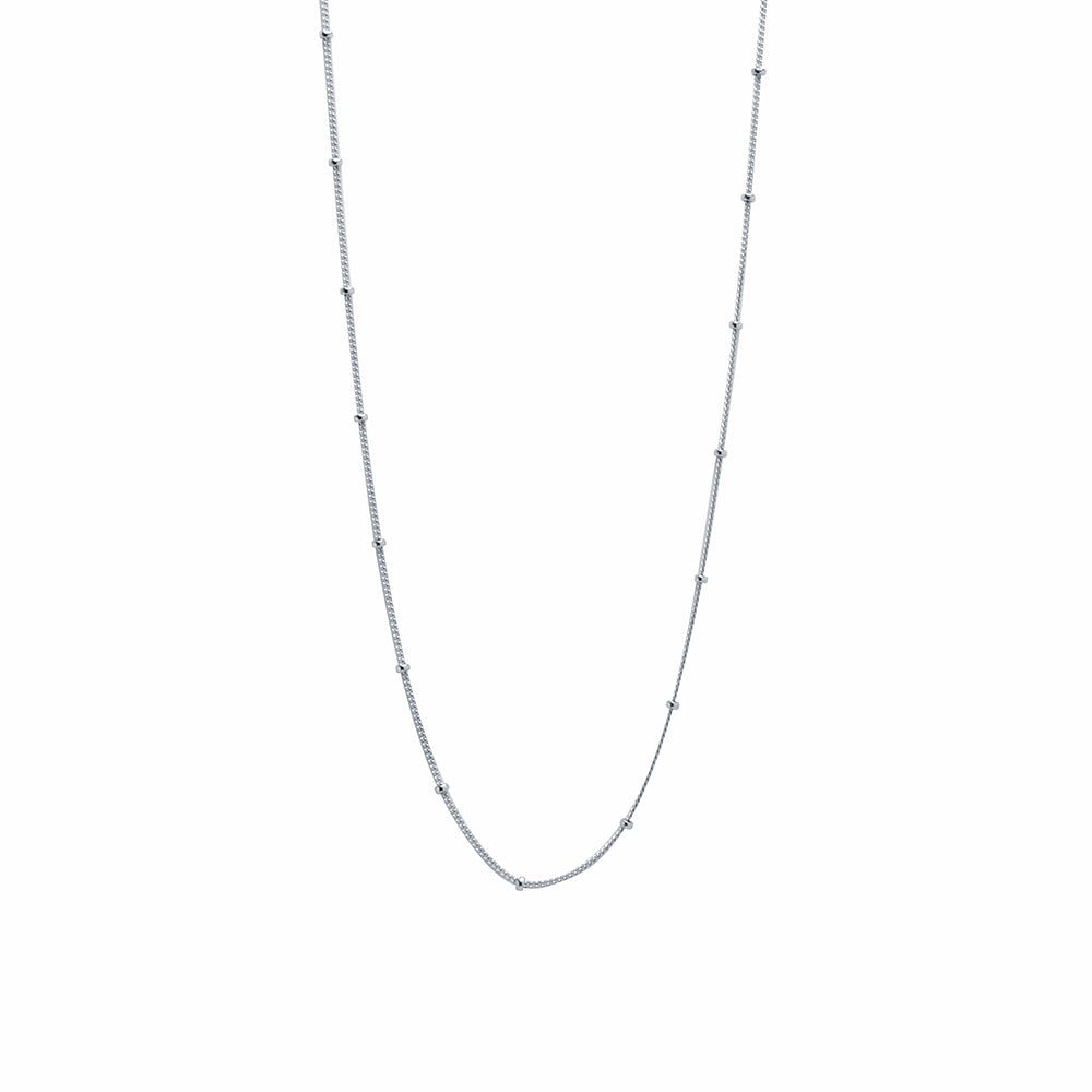 Collar Cadena de Bolas de Plata 925