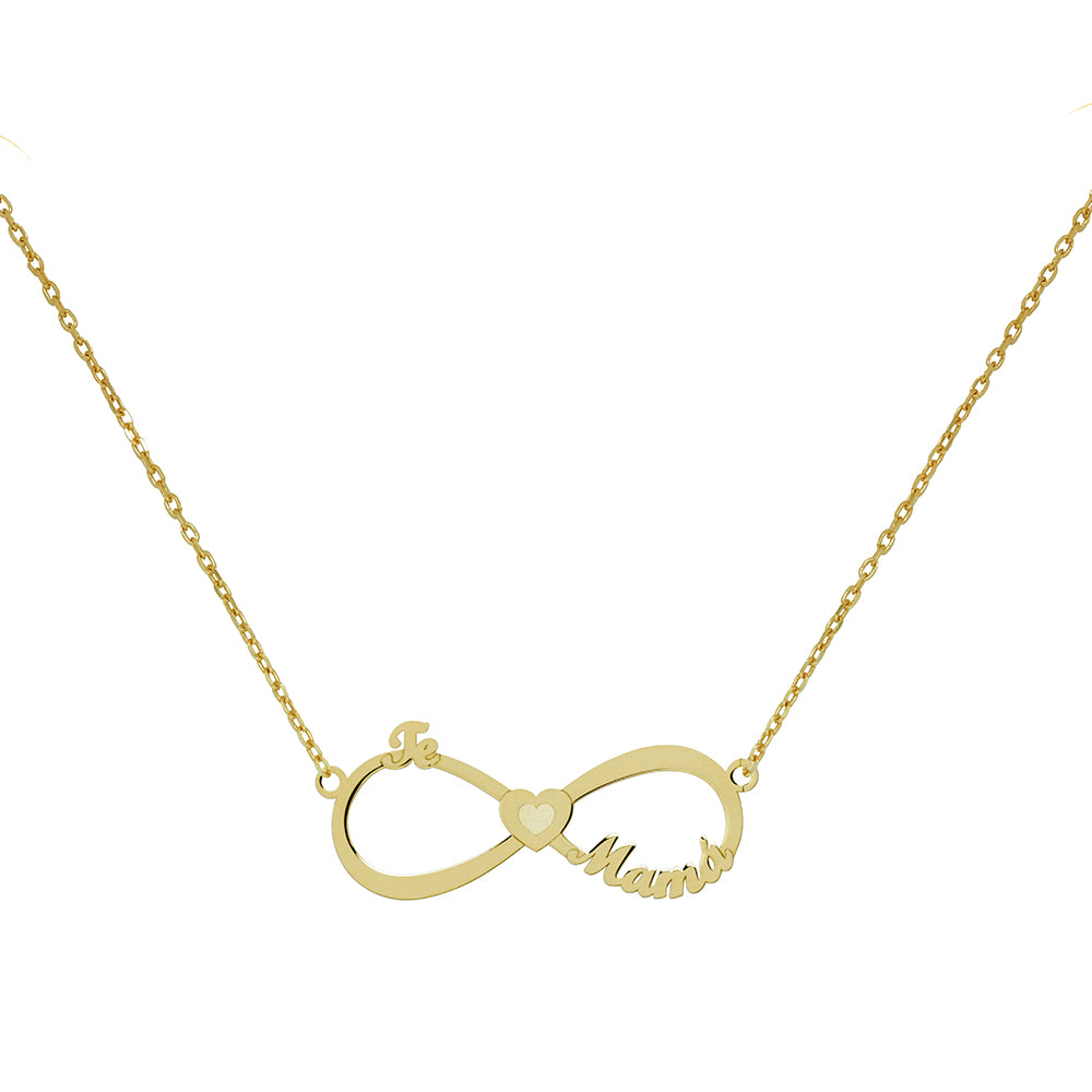 Collar infinito te quiero mamá