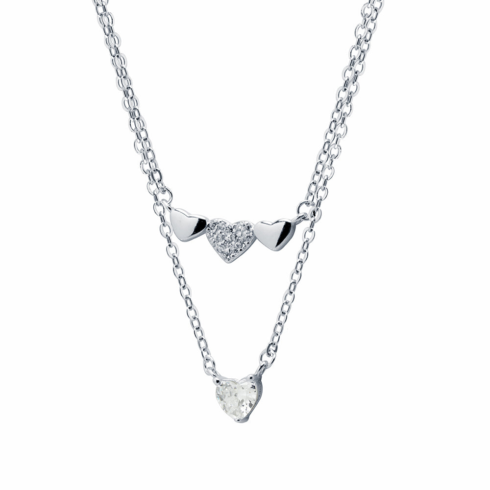 Collar Doble Corazones