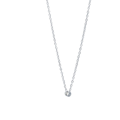 Collar Chatón de Plata 925