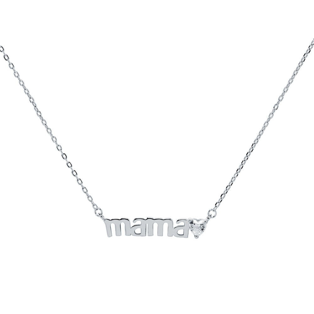 Collar Mamá Corazón en Plata 925