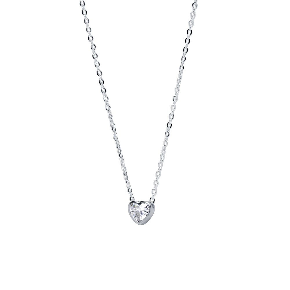 Collar Corazón Solitario