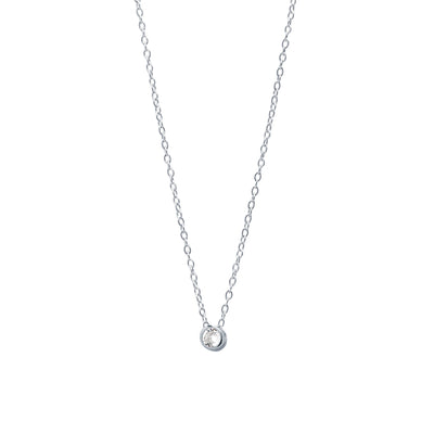 Collar Chatón de Plata 925