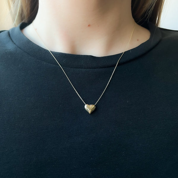 Collar Corazón Bubble