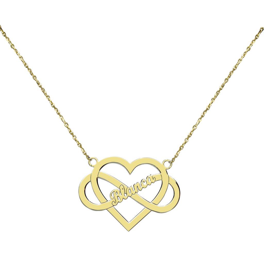 Collar Corazón Infinito