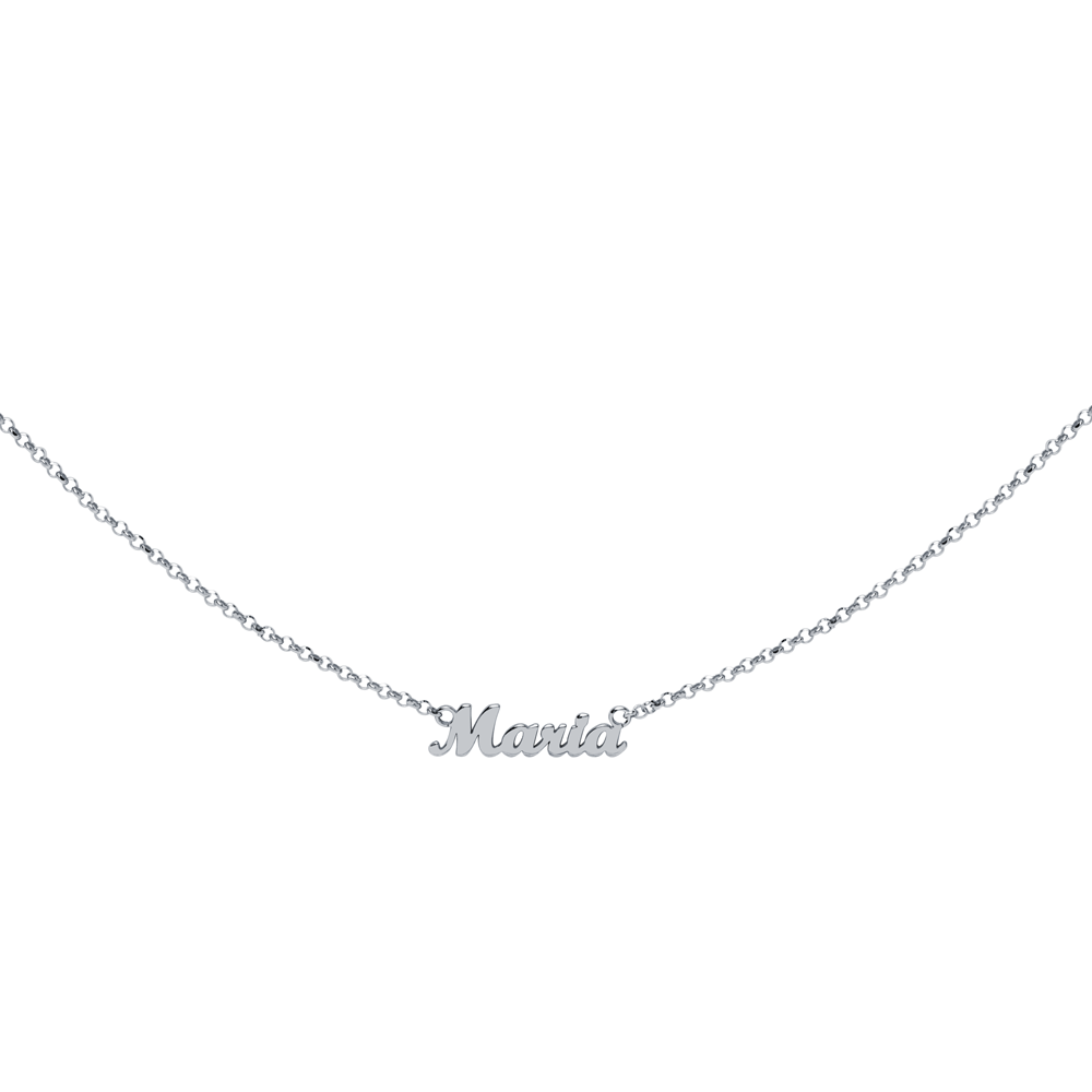 Collar de Oro 18K con Nombres Grabados