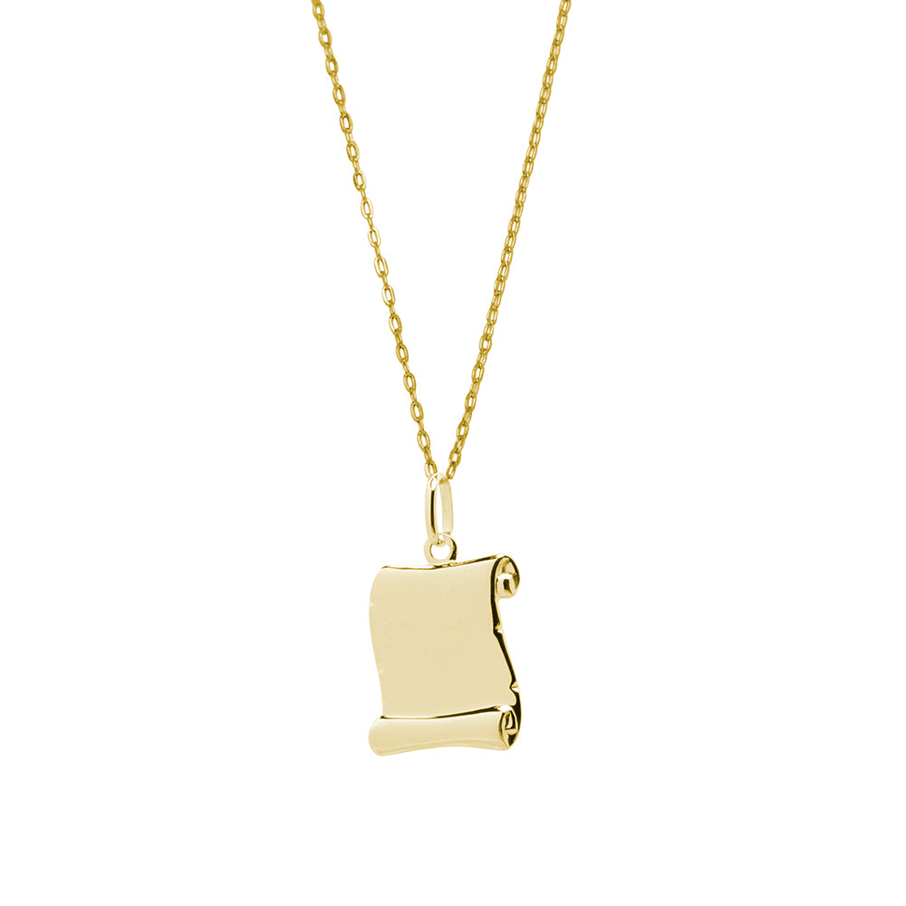 Collar Pergamino 14x17mm