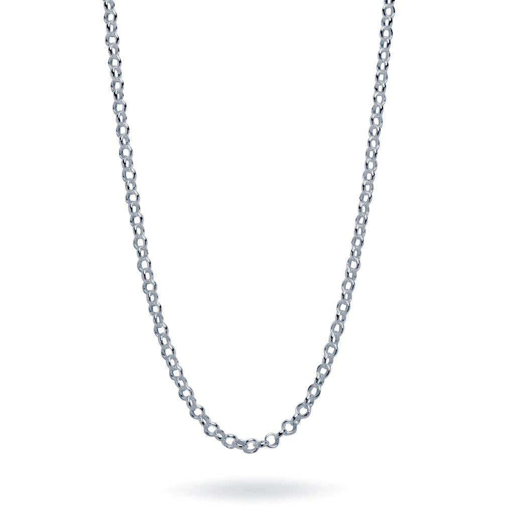 Collar Rolo de Plata 925 para Hombre