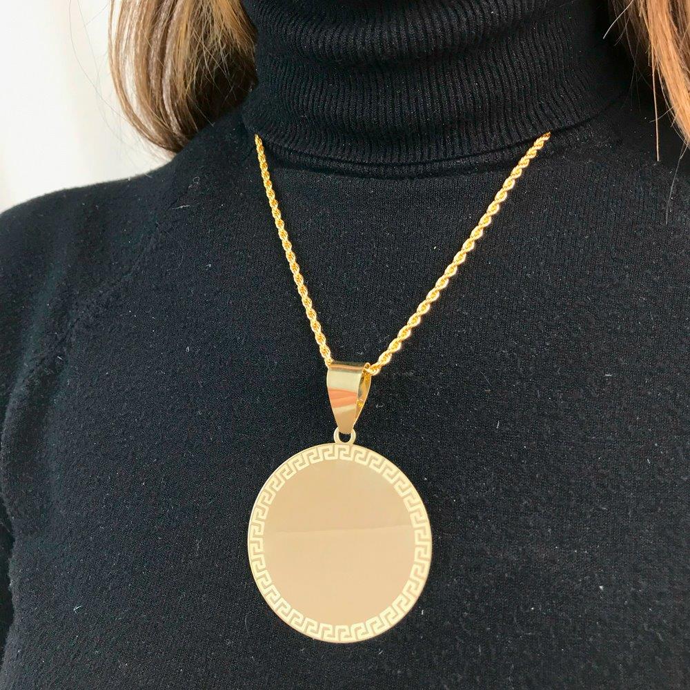 Medalla Redonda Greca