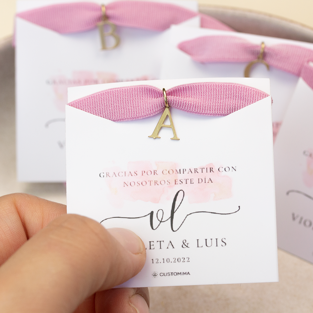 Dedicatoria y Packaging Personalizado Boda