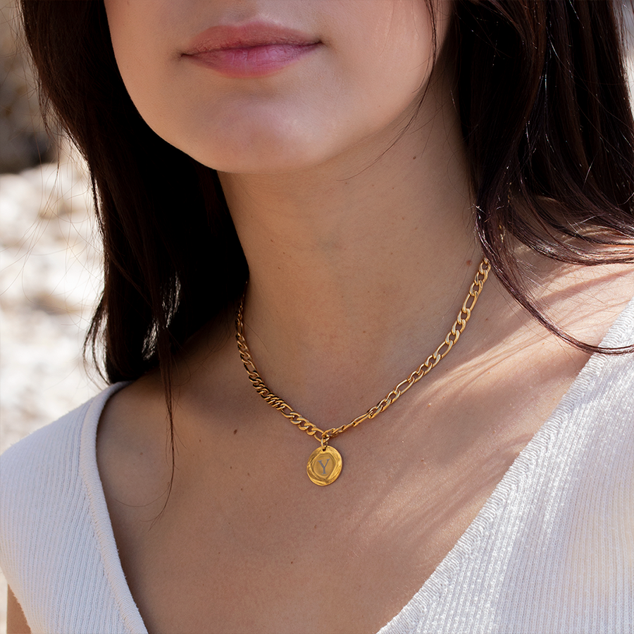 Collar Personalizable Cadena Fígaro