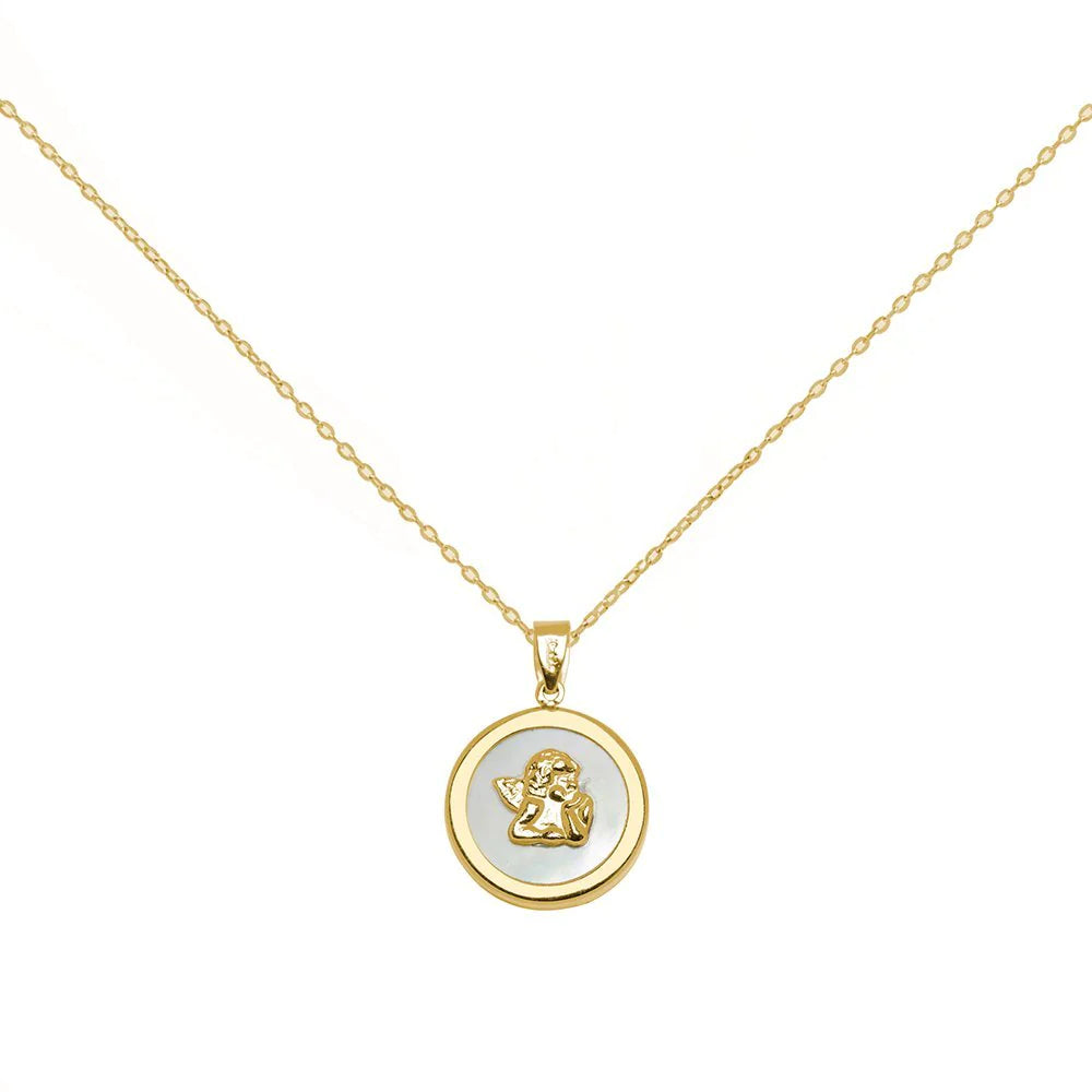 Collar Ángel Nácar 12mm