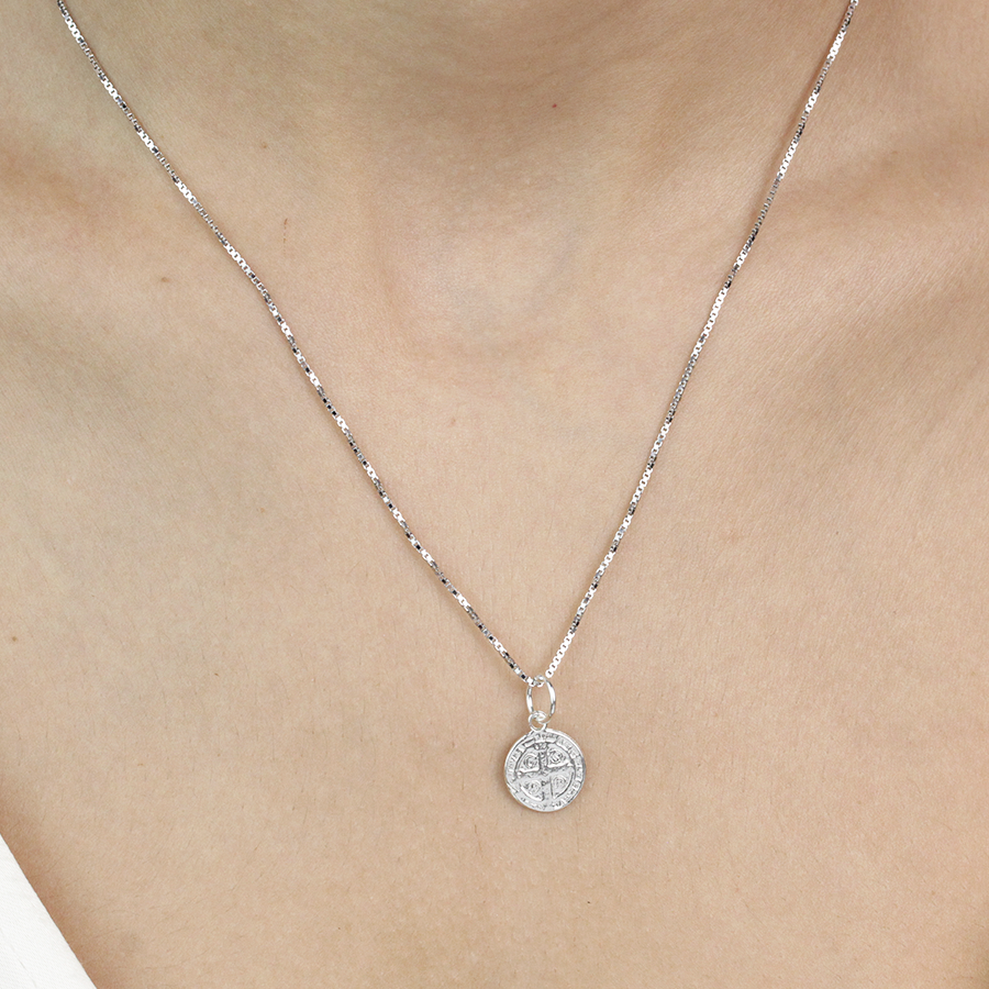 Colgante Lentejita San Benito de Plata 925