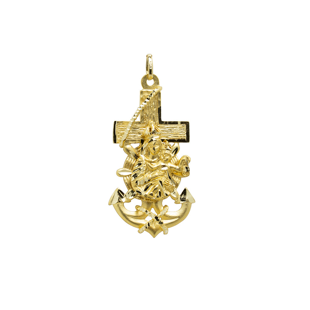 Cruz Marinera Virgen Carmen 23x45mm