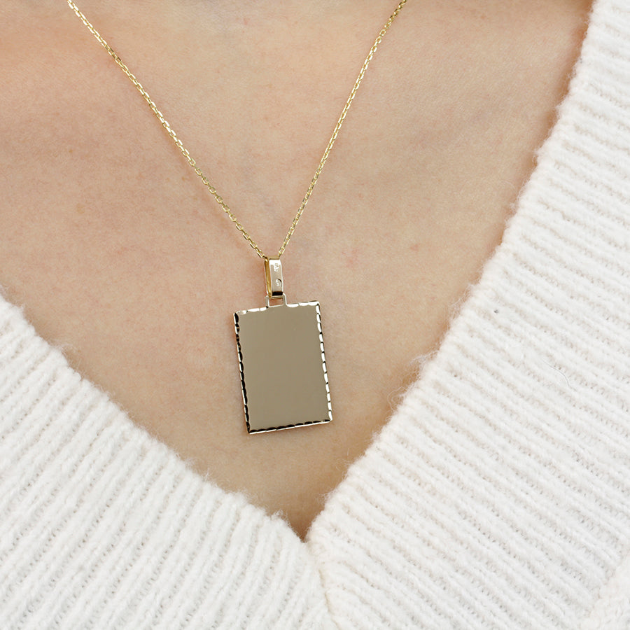 Colgante de Oro para Hombre Personalizado