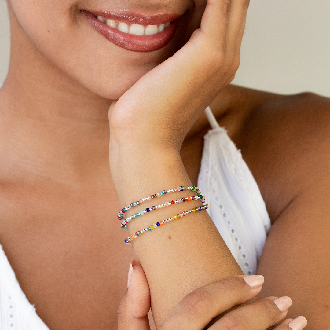 Pulsera Bolitas Colores