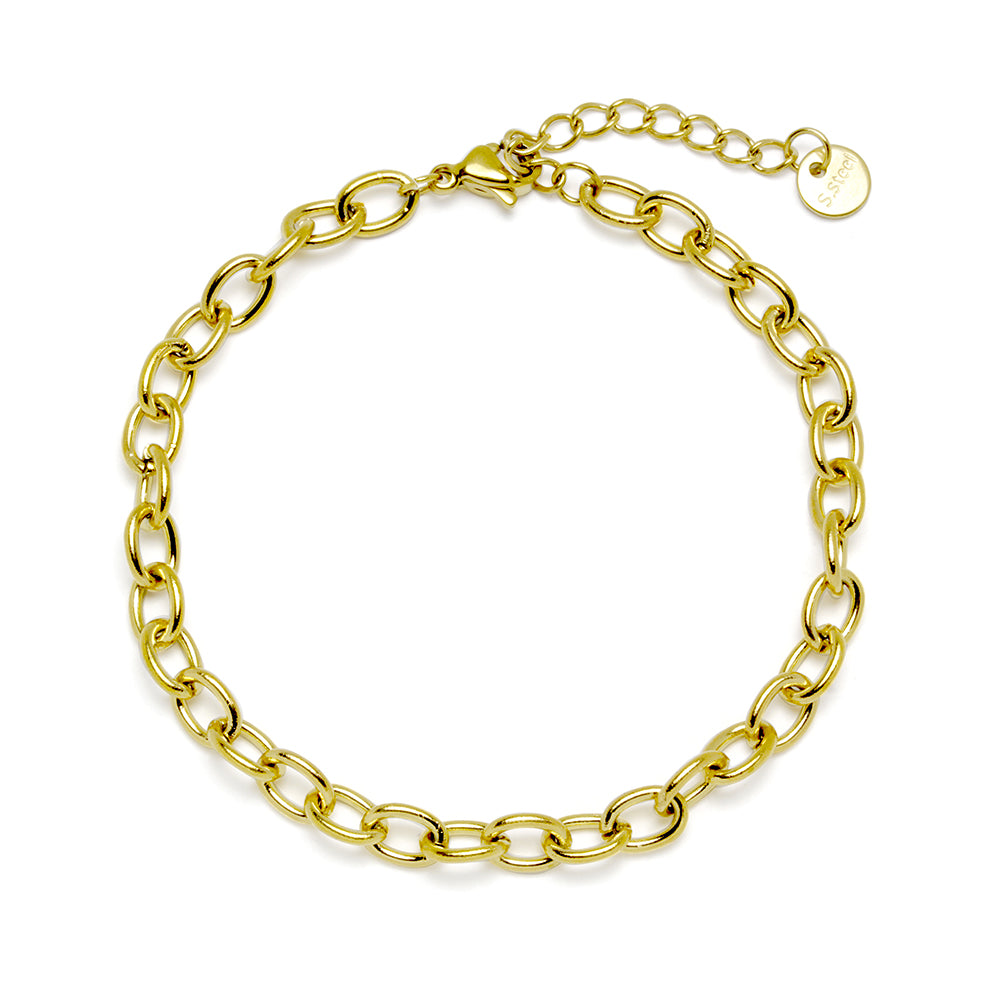 Pulsera para charm Eslabón Redondo 6mm