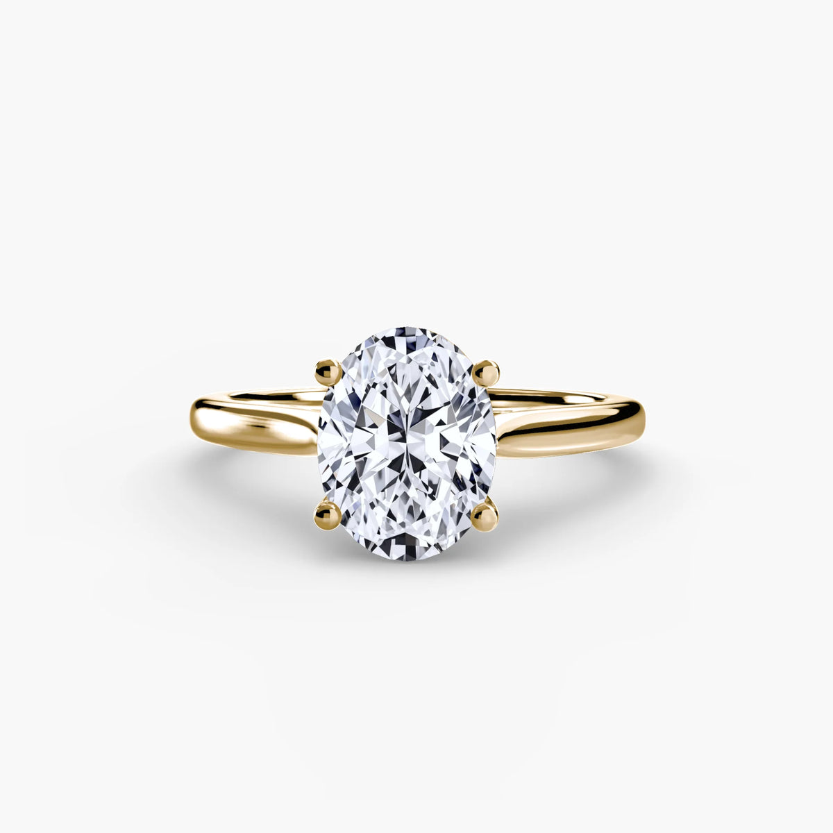Solitario ring 1 con Diamante Lab 1.02ct