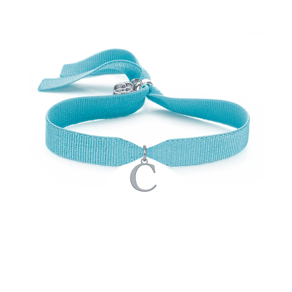 Pulsera de Acero para Mujer con Inicial Grabada