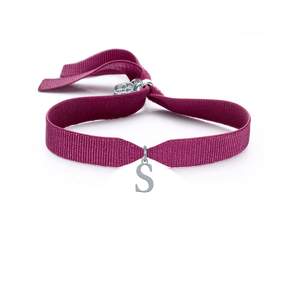 Pulsera de Acero con Inicial Grabada