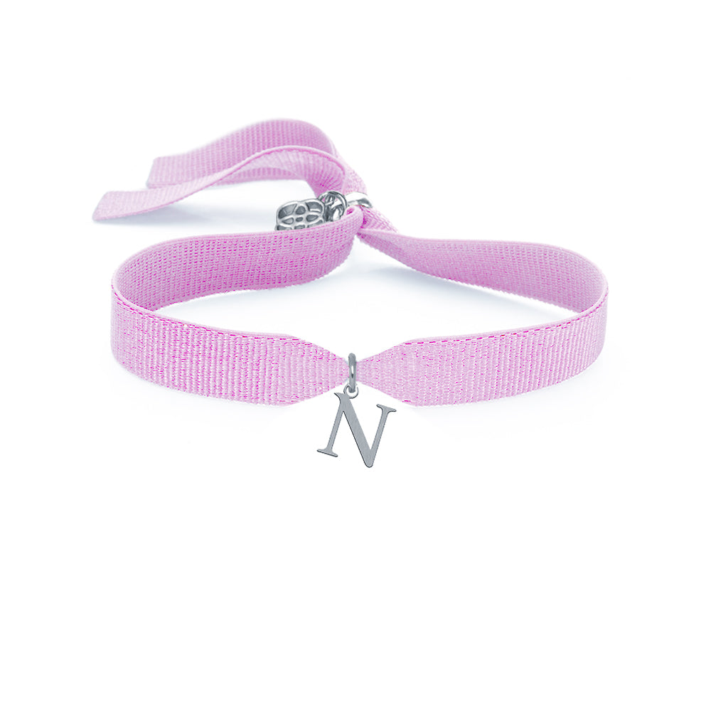 Pulsera de Acero con Inicial Grabada
