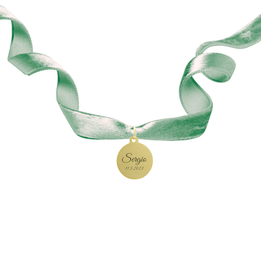 Medalla para el Ramo de Novia Ángel Te Guardaré de Oro 18k