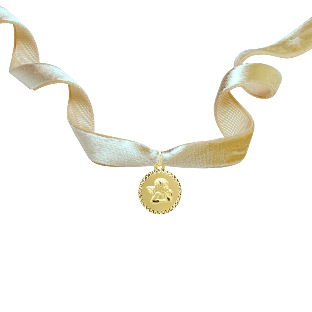 Medalla para el Ramo de Novia Ángel de Oro 18k