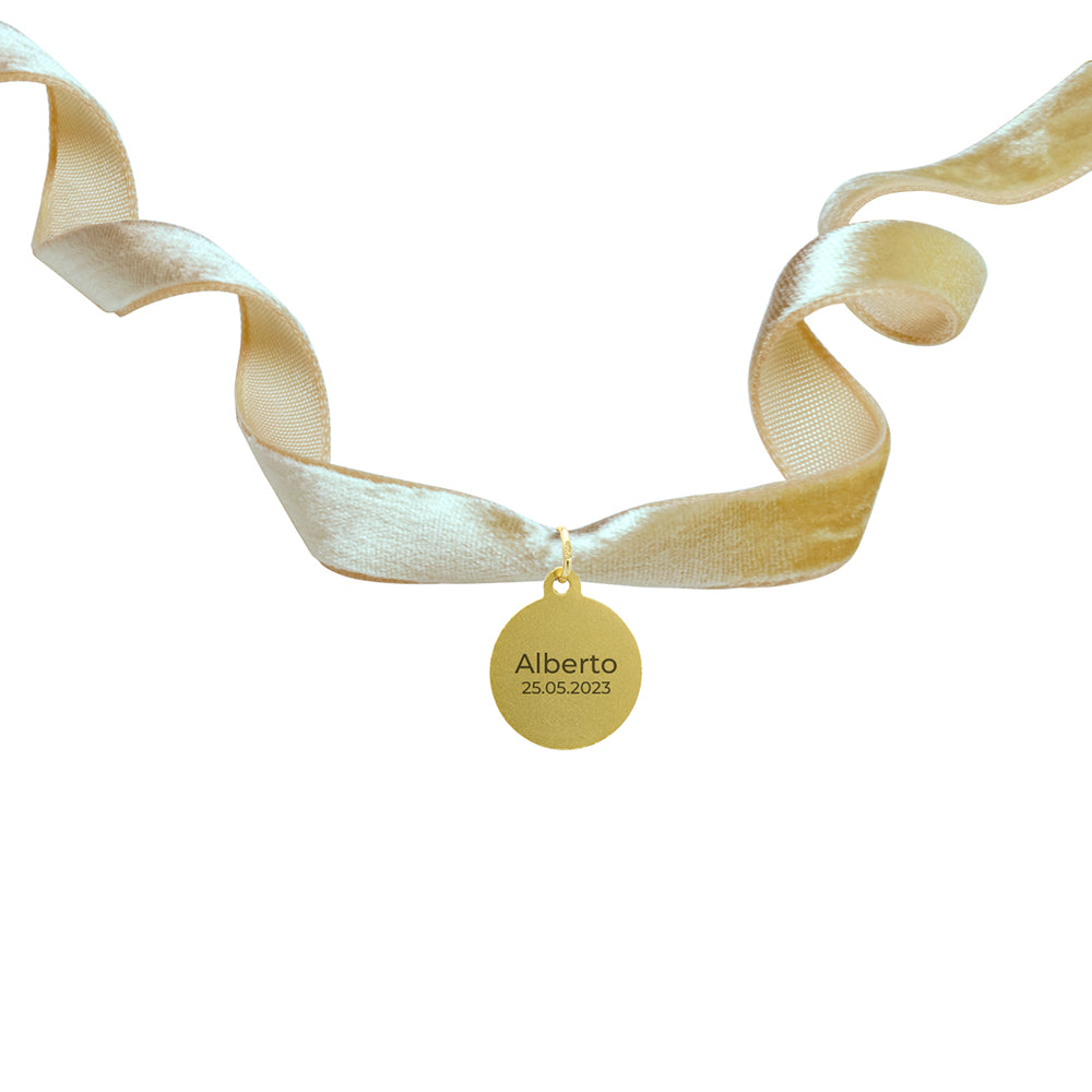 Medalla para el Ramo de Novia Ángel de Oro 18k