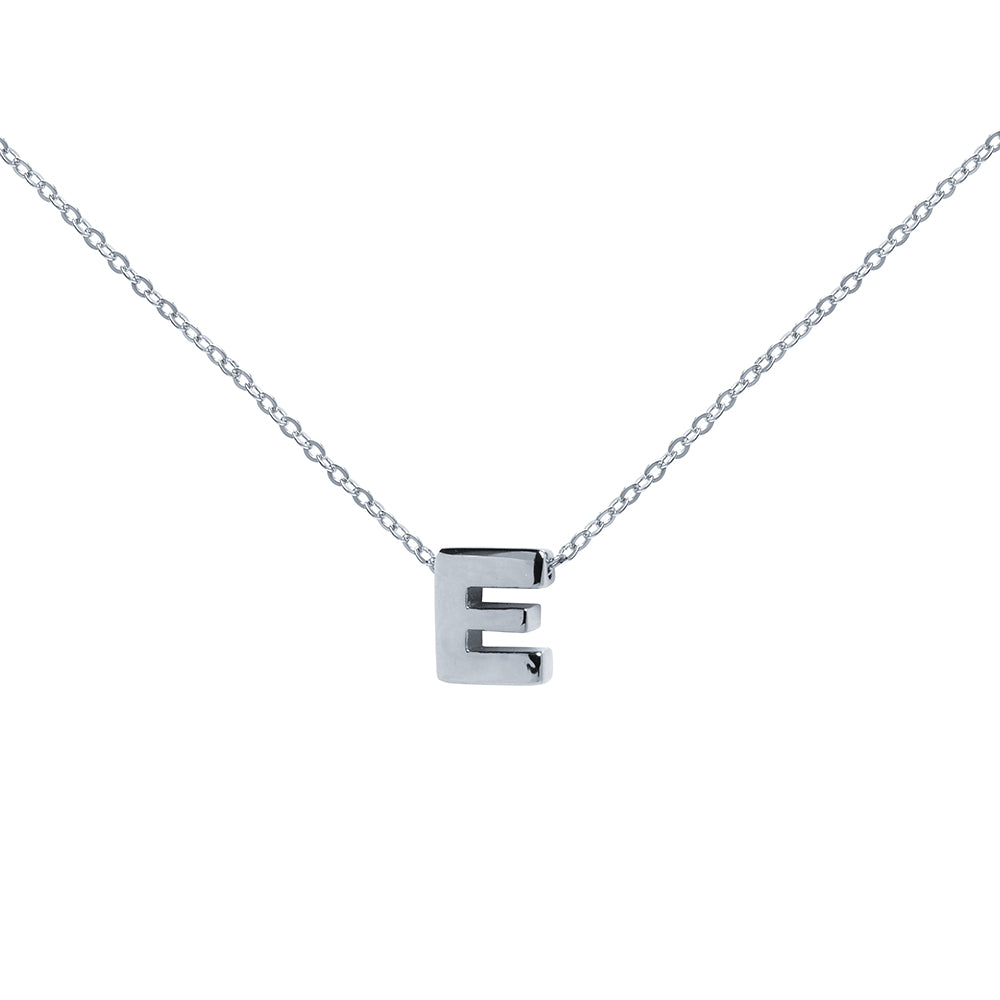 Collar de Plata 925 con Inicial Grabada