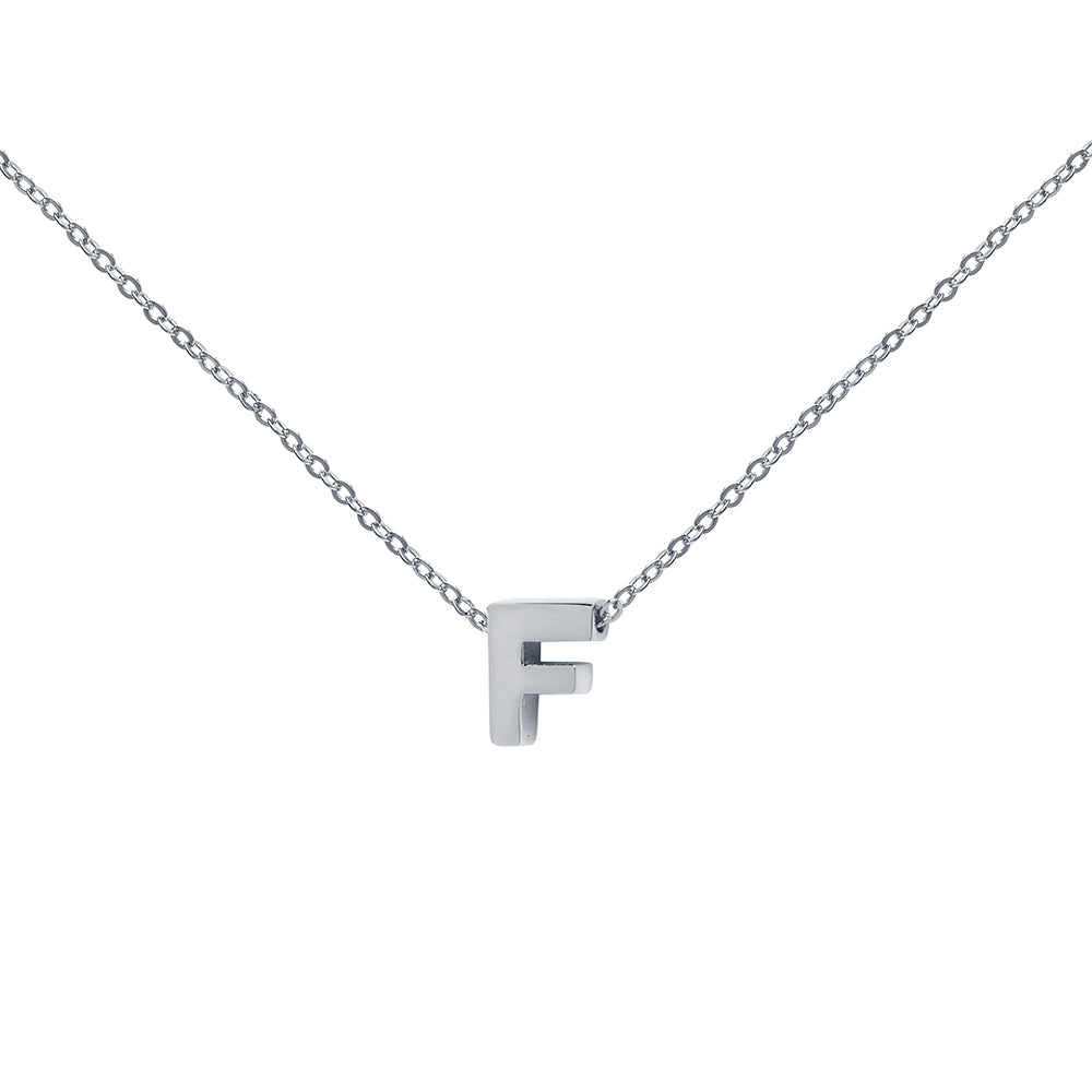 Collar de Plata 925 con Inicial Grabada