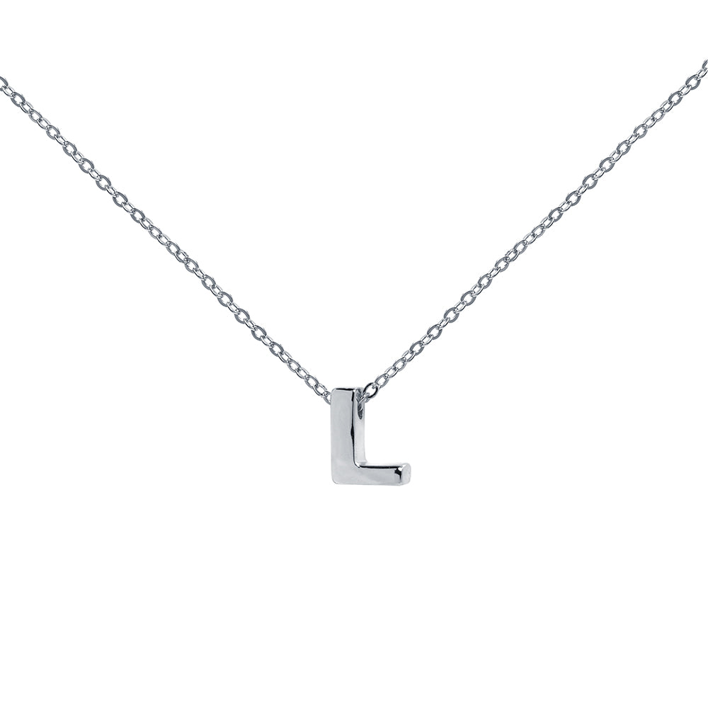 Collar de Plata 925 con Inicial Grabada
