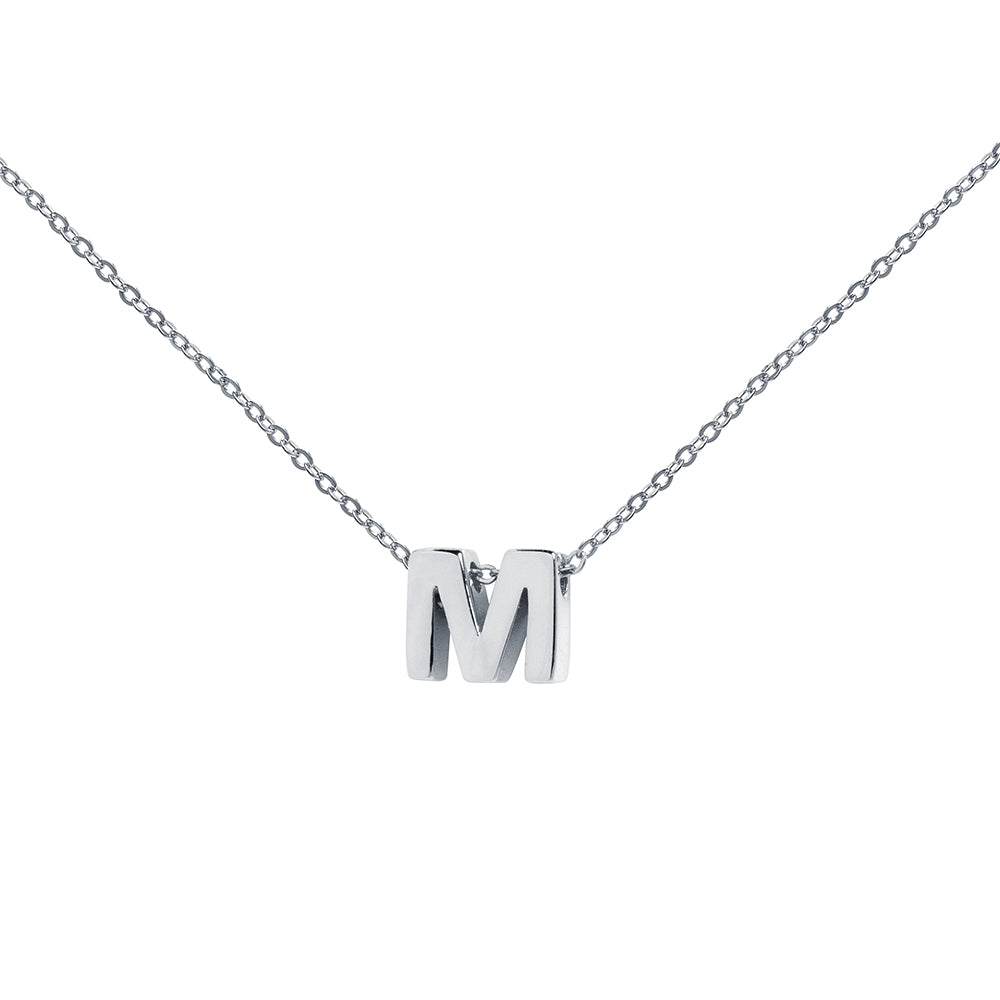 Collar de Plata 925 con Inicial Grabada