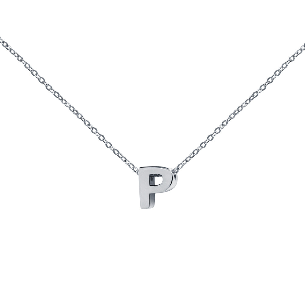 Collar de Plata 925 con Inicial Grabada