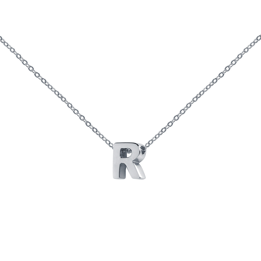 Collar de Plata 925 con Inicial Grabada