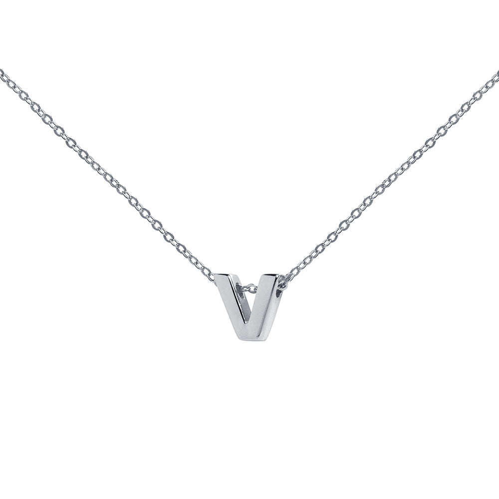 Collar de Plata 925 con Inicial Grabada
