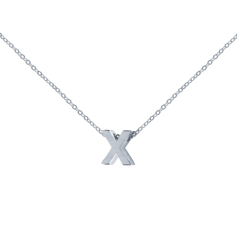 Collar de Plata 925 con Inicial Grabada