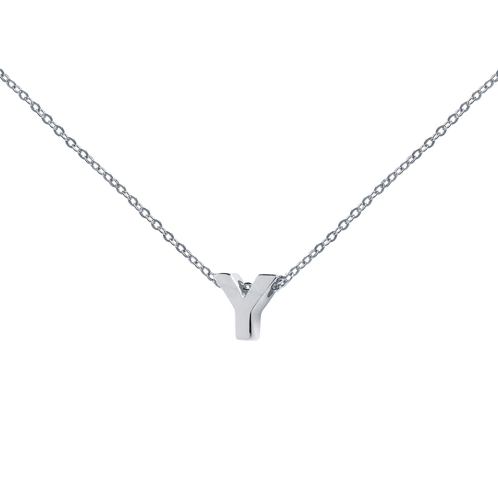 Collar de Plata 925 con Inicial Grabada