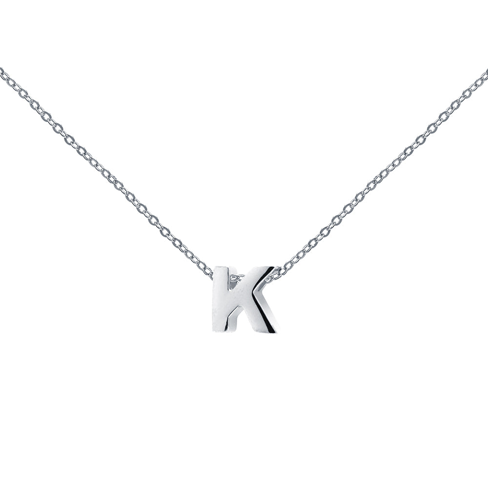 Collar de Plata 925 con Inicial Grabada