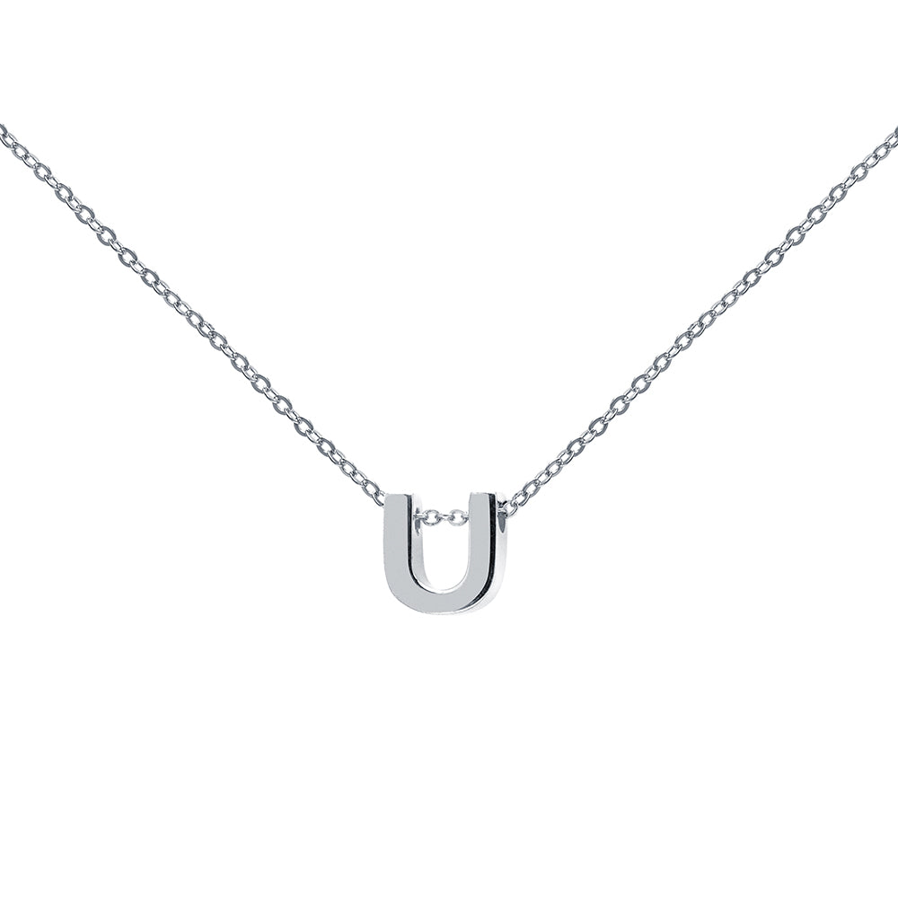 Collar de Plata 925 con Inicial Grabada