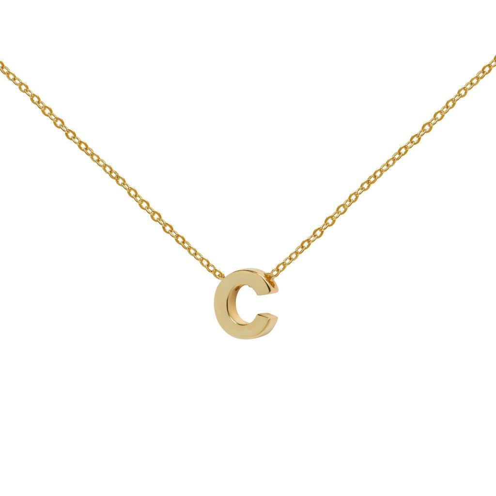 Collar de Plata 925 con Inicial Grabada