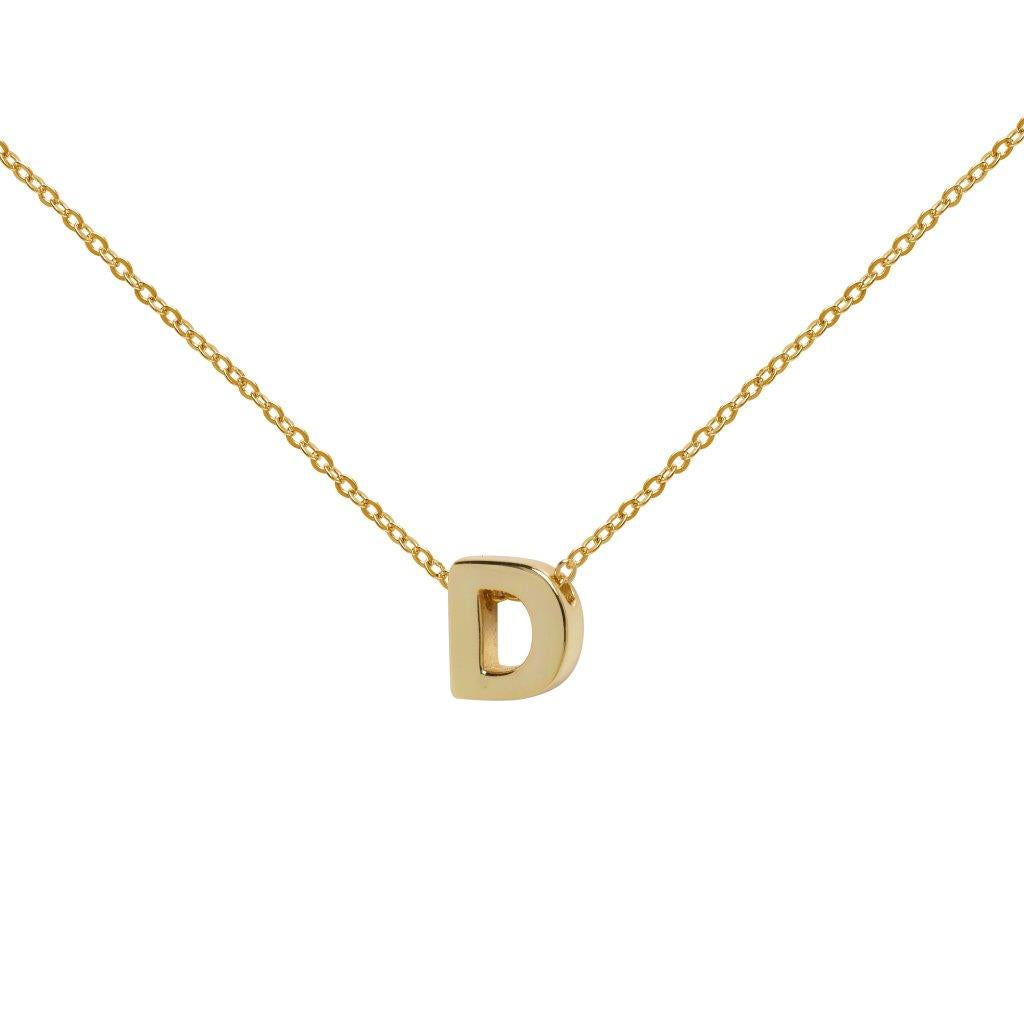 Collar de Plata 925 con Inicial Grabada