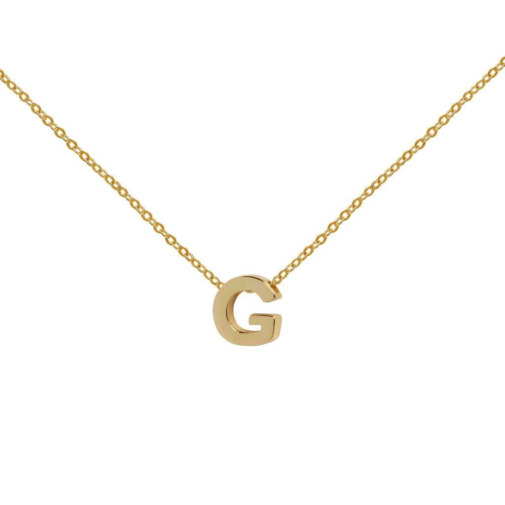 Collar de Plata 925 con Inicial Grabada