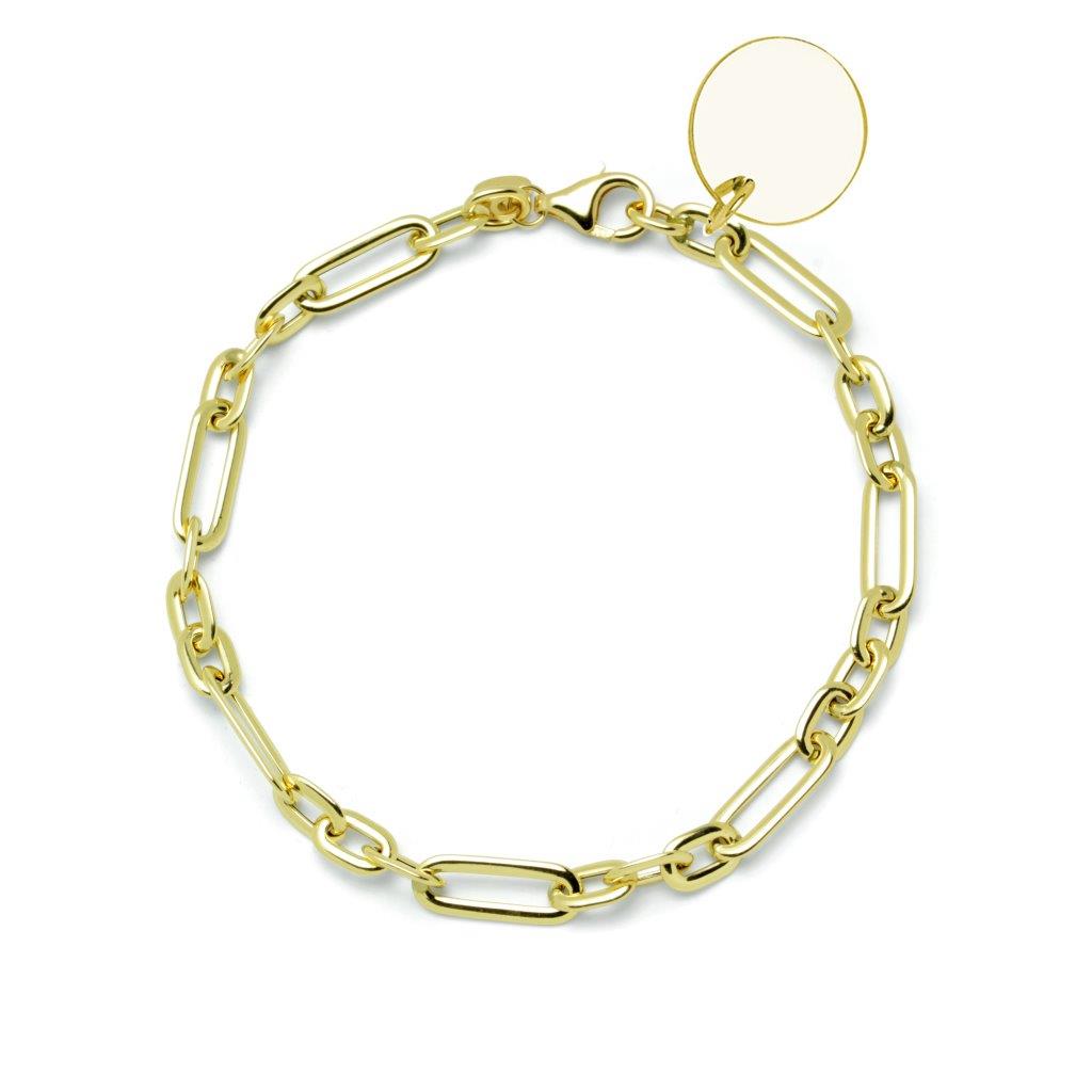 Pulsera Personalizable eslabones combinados