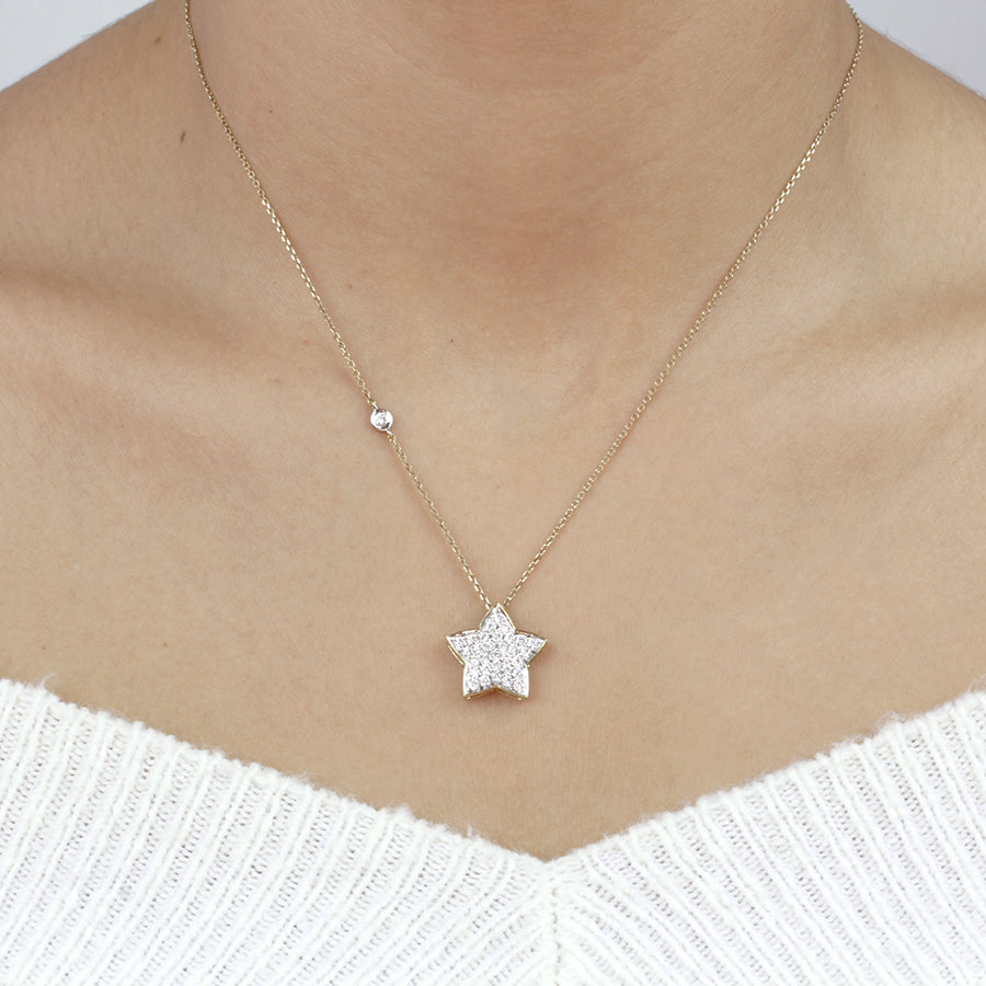 Gargantilla Diamantes Estrella Rebajas